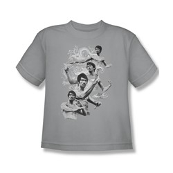 Bruce Lee - Big Boys In Motion T-Shirt In Silver