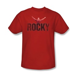 Rocky - Mens Victory Distressed T-Shirt In Red