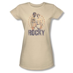 Rocky - Womens Creed & Balboa T-Shirt In Cream