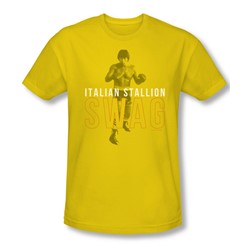 Mgm - Mens Rocky T-Shirt In Yellow