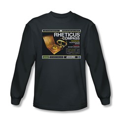 Warehouse 13 - Mens Rheticus Compass Long Sleeve Shirt In Charcoal