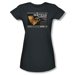 Warehouse 13 - Womens Rheticus Compass T-Shirt In Charcoal