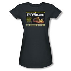 Warehouse 13 - Womens Telegraph Island T-Shirt In Charcoal