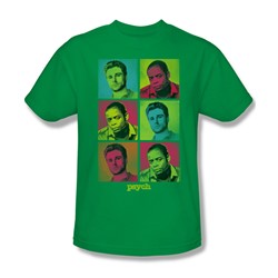 Psych - Mens Squared T-Shirt In Kelly Green