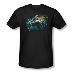 Grimm - Mens Storytime Is Over T-Shirt In Black