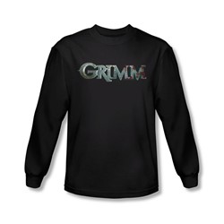 Grimm - Mens Bloody Logo Long Sleeve Shirt In Black