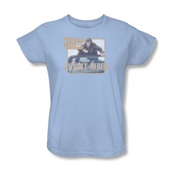 Knight Rider - Womens Back Seat T-Shirt In Light Blue