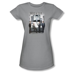 House - Womens The Cast T-Shirt In Silver