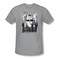 House - Mens The Cast T-Shirt In Silver