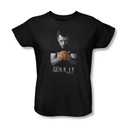 House - Womens Use It T-Shirt In Black