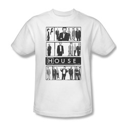 House - Mens Film T-Shirt In White
