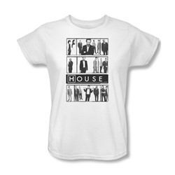 House - Womens Film T-Shirt In White