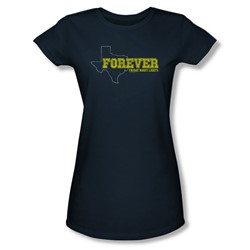 Friday Night Lights - Womens Texas Forever T-Shirt In Navy