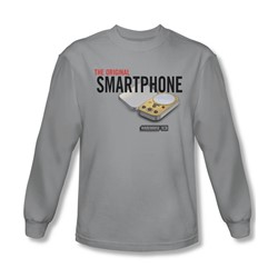 Warehouse 13 - Mens Original Smartphone Long Sleeve Shirt In Silver