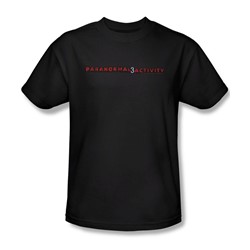 Paranormal Activity 3 - Mens Logo T-Shirt In Black