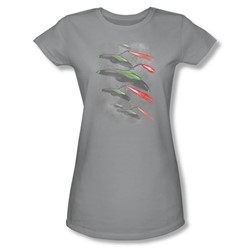 War Of The Worlds - Womens Invasion T-Shirt In Silver