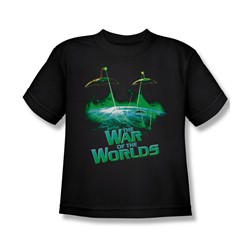 War Of The Worlds - Big Boys Global Attack T-Shirt In Black