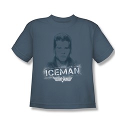 Top Gun - Big Boys Iceman T-Shirt In Slate
