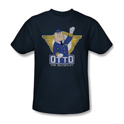 Airplane - Mens Otto T-Shirt In Navy