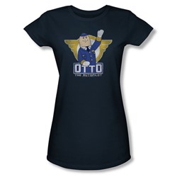 Airplane - Womens Otto T-Shirt In Navy