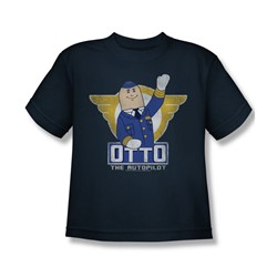 Airplane - Big Boys Otto T-Shirt In Navy