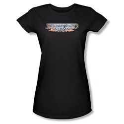 Saturday Night Fever - Womens Logo T-Shirt In Black