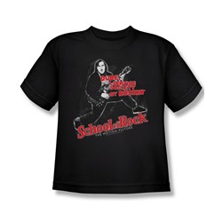 School Of Rock - Big Boys Rockin T-Shirt In Black