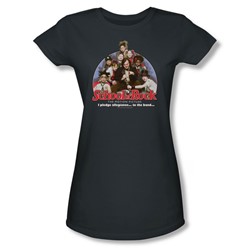 School Of Rock - Womens I Pledge Allegiance T-Shirt In Charcoal