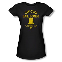 Bad News Bears - Womens Chico'S Bail Bonds T-Shirt In Black