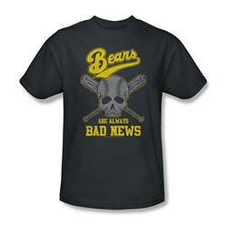 Bad News Bears - Mens Always Bad News T-Shirt In Charcoal