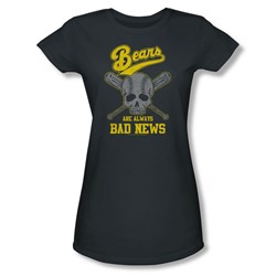 Bad News Bears - Womens Always Bad News T-Shirt In Charcoal