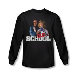 Old School - Mens Frank And Friend Long Sleeve Shirt In Black