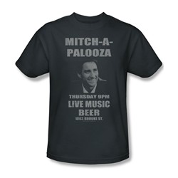 Old School - Mens Mitchapalooza T-Shirt In Charcoal