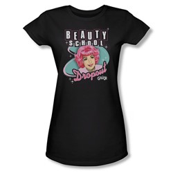 Grease - Womens Beauty School Dropout T-Shirt In Black