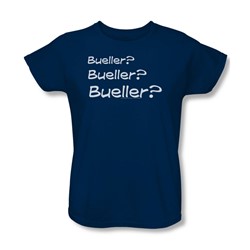 Ferris Buellers Day Off - Womens Bueller? T-Shirt In Navy