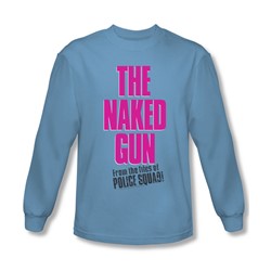 Naked Gun - Mens Logo Long Sleeve Shirt In Carolina Blue