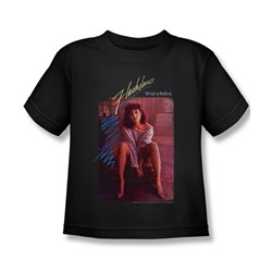 Flashdance - Little Boys Title T-Shirt In Black