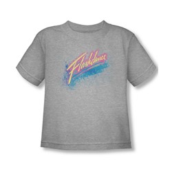 Flashdance - Toddler Spray Logo T-Shirt In Heather