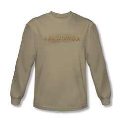 Gladiator - Mens Logo Long Sleeve Shirt In Sand
