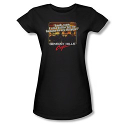 Beverly Hills Cop - Womens Banana In My Tailpipe T-Shirt In Black