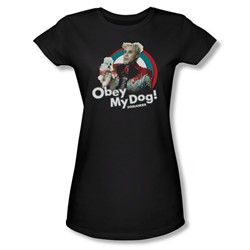Zoolander - Womens Obey My Dog T-Shirt In Black