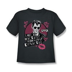 Grease - Little Boys Kenickie T-Shirt In Charcoal