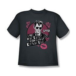 Grease - Big Boys Kenickie T-Shirt In Charcoal