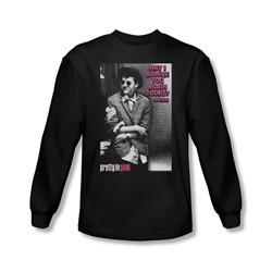 Pretty In Pink - Mens Admire Long Sleeve Shirt In Black