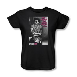 Pretty In Pink - Womens Admire T-Shirt In Black