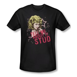 Grease - Mens Tell Me About It Stud T-Shirt In Black