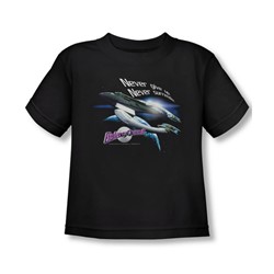 Galaxy Quest - Toddler Never Surrender T-Shirt In Black