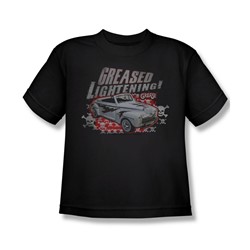 Grease - Big Boys Greased Lightening T-Shirt In Black