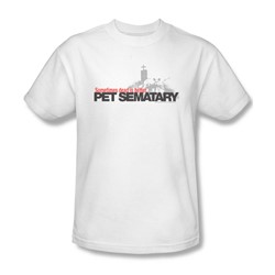 Pet Sematary - Mens Logo T-Shirt In White