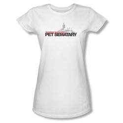 Pet Sematary - Womens Logo T-Shirt In White